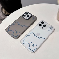 Cute little bear Casing Compatible for iPhone 15 14 13 12 11 Pro Max X Xr Xs Max 8 7 6 6s Plus SE xr xs Phantom Soft phone case