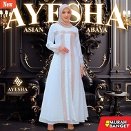 Abaya shopee haul 2024 [ AYESHA ] White Dress White AbayaWanita Turkey Arabic Turkey Dress Latest Mu