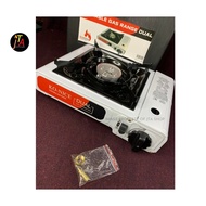 ♞Ko-nice DUAL LPG & Butane Gas Portable Stove with Free 1pc Butane Gas