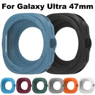 For Samsung Galaxy Watch 7 Ultra 47mm Smart Watch Silicone Case Protector Watch 47mm Frame Protectiv