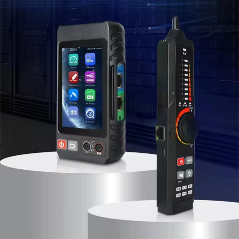 LT-600 Touch Screen UTP Tester RJ45 Network Cable Tester PoE IP Search Scan Tracer Short Circuit Tes