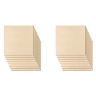 12 X 12 Inch - 3Mm Basswood Sheets Plywood Sheets 16Pcs Square Unfinished Wood Board for DIY Crafts 