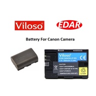 Viloso EOS LP-E6+ Rechargeable Li-ion Battery LP-E6 for Canon EOS 60D 70D 80D 90D 7D 5D2 5D3 5D4 6D 