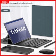 Luxury Folding Magnetic Bluetooth Keyboard Leather Case For Honor Magic V6 V5 V3 Vs3 V2 RSR With Mou