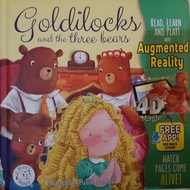 AR Book Imported Story Book BBW Goldilocks and The Three Bears Augmented Reality 3D/4D