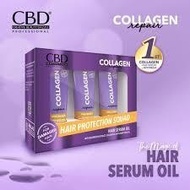 CBD Collagen Repair Hair Serum Oil Serum Rambut 10ml x 3pcs