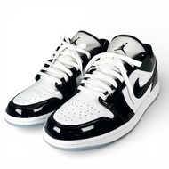 全新未使用 ▲耐吉 DV1309 100 AIR JORDAN 1 LOW SE Dunk 皮革運動鞋 白色 黑色 27.5 號 男款 附鞋盒