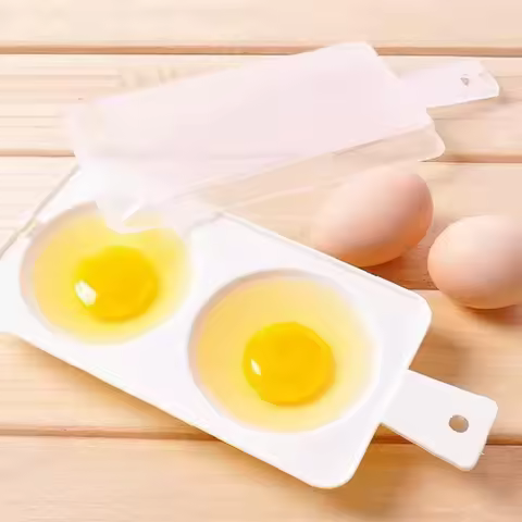 1Pc Egg Steamer Egg Fryer Egg Cooker Soft Hearted Egg Mold Boiled Poached Eggs And Steamed Egg Bowl 