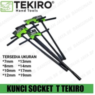 F3U9 KEY T ..T-SOCKET WRENCH 7, 8, 10, 12, 13, 14, 17, 19 mm QTI