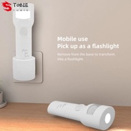 TOBIE Portable Flashlight, Dusk To Dawn Sensor Plug In Design Motion Sensor Night Light, Lighting Mo