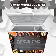 Frozen 300 Liter Anti-Scratch Freezer Cover Protector Sticker