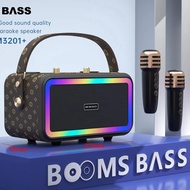 (รับประกัน) ลำโพงบลูทูธไร้สาย ลําโพงซับวูฟเฟอร์บลูทูธไร้สาย แบบพกพา ลำโพงบลูทูธคาราโอเกะ ตัดเสียงร้