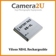 Viloso NB-4L Li-Ion Battery for Canon IXUS 130 IXUS 120 IXUS I7 NB4L