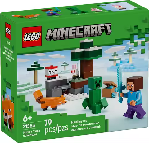 LEGO Minecraft 21583 Steve's Taiga Adventure