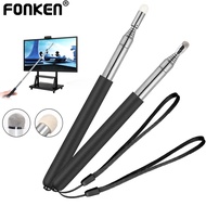Fonken Telescopic Touch Screen Pointer Pen Stainless Steel Teacher Whiteboard Presentation Pointer S
