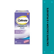 CALTRATE 600+ CALCIUM D PLUS 500IU 60'S