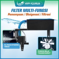 Filter Pompa Komplit Top Filter Box Aquarium 3 In 1 Top Filter SP 1200 Free Busa