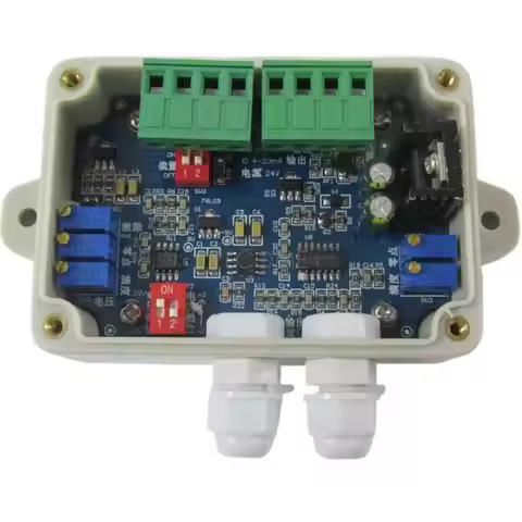 Load Cell Weighing Transmitter Amplifier Weight Sensor Voltage Current Converter 0-50mV To 0-5V 0-10
