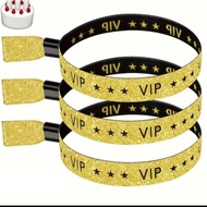 10Pcs VIP Cloth Event Wristband Fabric Solid Color Wristband for Event Club Lightweight Concert Wris