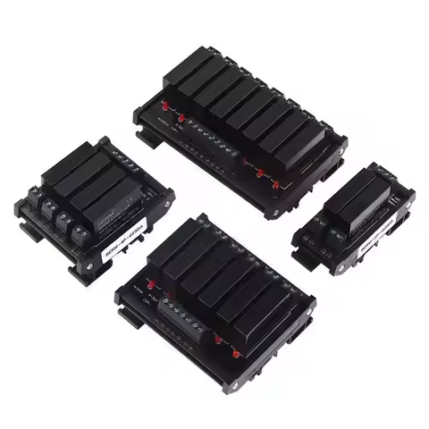 8P-GF5DA Solid State 4P-GF5DA Rail Relay Module Non-Contact Control DC DD 2P 6P 8P 8P-GZ5DD 4P-GZ5DA