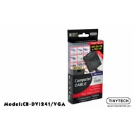 TINYTECH DVI 24+1 MALE TO VGA FEMALE CABLE