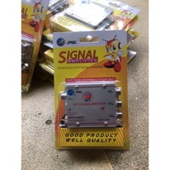 TERBAIK BOOSTER ANTENA TV SPLITTER SIGNAL AMPLIFIER 3 WAY 20 DB