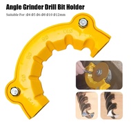 MATA Angle Grinder Drill Bit Sharpener 4-12mm Multipurpose Drill Bit Angel Grinder Bracket Headband