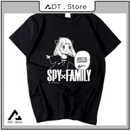 Gián Điệp X Họ Anya Forger Cosplay Áo Thun Nam Nữ Cotton Áo Mùa Hè Ngắn Tay Tee Cao Cấp