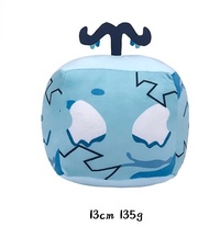 SY New Blox Fruits Game Peripheral Fruit Leopard Print Box Plush Toy Doll Doll