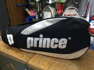 **總統網羽球** (自取可刷國旅卡) Prince 6入 網球 羽球 拍 袋 銀黑色 特價 999