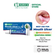 HURIX'S Cream For Mouth Ulcer Plus (with Aloe Vera) - Ulser Mulut - Sakit Mulut Akibat Kepanasan Bad