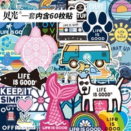 New Product#[3070People Collection]Outdoor Camping Personality Trendy Stickers for Luggage, Laptop, 