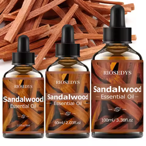 SANDALWOOD ESSENTIAL OIL moisturizing and nourishing massage oil suitable for skincare, fragrance, m