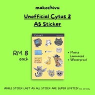 makochivu's Unofficial Cytus 2 A5 Sticker