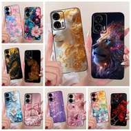 For Motorola Moto G55 Case Moto G85 Cute Lion Fashion Painted Cover Soft Silicone Case For Motorola 