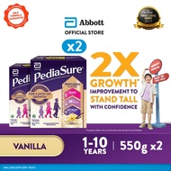 [Bundle of 2] Pediasure Peptigro Child Nutrition Supplement for Growth Vanilla BIB (550g)