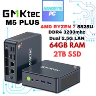 GMKtec M5 Plus AMD Ryzen 7 5825U Windows Mini PC 64GB DDR4 RAM 2TB NVME SSD WiFI 6 Gaming PC Gaming