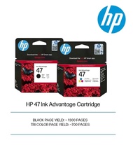 HP 47 BLACK / TRI-COLOR ORIGINAL INK CARTRIDGE