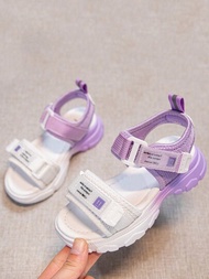 新款女童拖鞋,柔軟防滑底,夏季兒童運動鞋,幼童/小童/大童休閒拖鞋