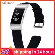 Sakurabc Compatible Wristband  Strap Black Watch for Fitbit Charge 2 Individual