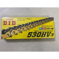 DID ORING Gold Chain With Seal 428,520,525,530 120-136 Eyes