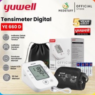 Yuwell Tensimeter Digital Ye 660 D Alat Tensi Tekanan Darah Original G