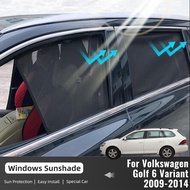 Magnetic Car Sunshade for Volkswagen VW Golf 6 Variant 2009-2014 Front Rear Windshield Curtain Side 
