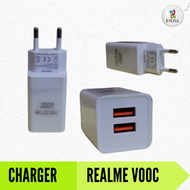 Batok Kepala Adaptor Wall Charger Dual 2 Port Lubang USB A Samsung Realme Adapter Charge HP