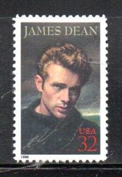 【流動郵幣世界】美國1996年好萊塢傳奇-詹姆斯迪恩郵票