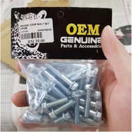 KRISS 110 EX5 HIGH POWER DREAM ENGINE SCREW SET ENJIN SKRU FULL SET