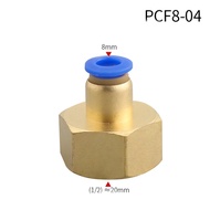 Slip Lock Nipple with inner thread 1/ 2 inch to 8mm hose joint connector 8mm