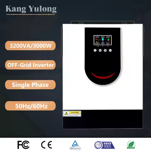 3.2KW Hybrid Solar Inverter 24V 220V Hybrid Pure Sine Wave Inverter with MPPT 80A Solar Charger Off-