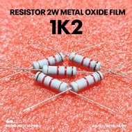 (5 PCS) 2W 2WATT 1K2 1.2K KILO CF 5% ROHS RESISTORS