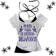 Dellafuente t-shirt female Retro Trendy kawaii 80s Colorful graphic tshirt anime 80s korean clothes 